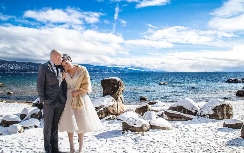 Lake Tahoe Winter Wedding